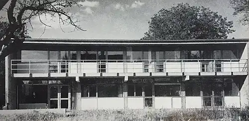 Southern facade of the Oury House