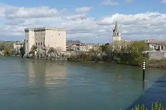 Tarascon Castle along the Rhône River