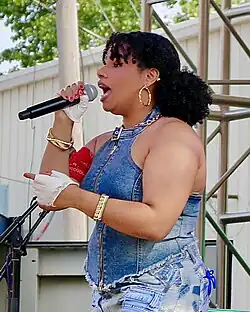 Wé Ani performs at the 2025 19/Idol/BMG CMA Fest Takeover in Nashville, TN.