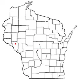 Location of Canton, Wisconsin