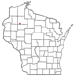Location of Meteor, Wisconsin