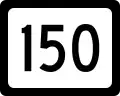 West Virginia Route 150 marker