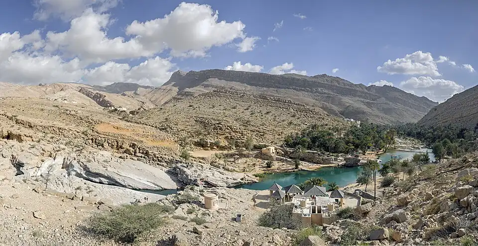 Wadi Bani Khalid in the Northern Governorate of Ash-Sharqiyyah Region, Oman, Arabian Peninsula