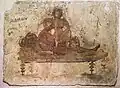 Erotic wall painting, from Pompeii. National Archaeological Museum, Naples.