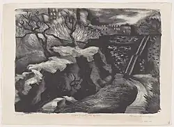 Washington Heights, c. 1937, lithograph