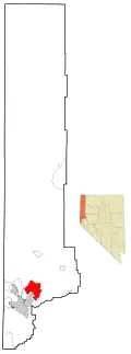 Location of Spanish Springs, Nevada