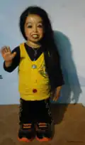 Statue of Jyoti Amge at the Wax museum in Lonavala