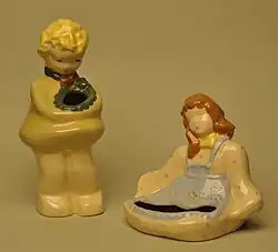 California Figurine Company Weil Ware girl figurines.