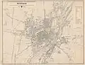 Plan of the royal main and Residenzstadt (seat of royal power) Muenchen, 1858/59 by Gustav Wenng