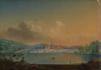 Storms or Degervik crown office at Kirkkonummi, 1852