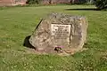 Memorial stone to the Wesham Workhouse paupers