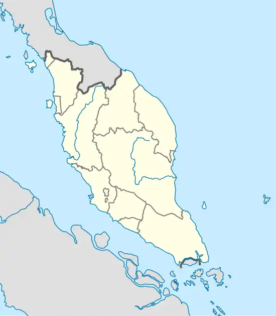 Gopeng is located in Peninsular Malaysia
