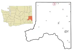 Location within Washington and Whitman County