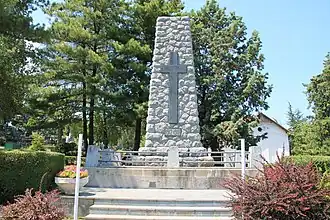 The monument to the fallen soldiers of the Balkan Wars and World War I
