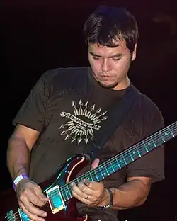 Former vocalist & guitarist Will Salazar performing in November 2011.