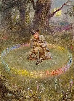 The Fairy Ring; the Enchanted Piper (c. 1880) by William Holmes Sullivan