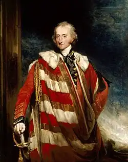 Portrait of the Earl of Bridgewater by William Owen