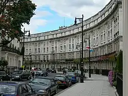 The embassy as seen from Belgrave Square