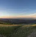 A view of the Bay Area from Windy Hill. Mount Diablo is visible in the distance.