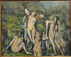 Paul Cézanne: Badende Frauen, um 1900