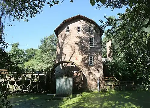 Wood's Grist Mill Built in 1837–1838 by John Wood, re-built in 1876 and recently restored by Lake County Parks. It was the first industry in the county.