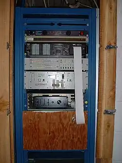 Pre-2012 equipment in the station.