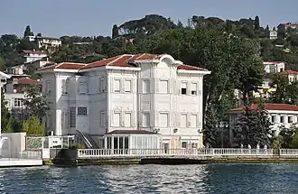 Yağcı Hacı Şefik Bey Yalısı in Kanlıca on the Bosphorus.