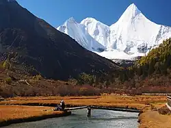 Mount Jampelyang, Yading range, southwest Sichuan.