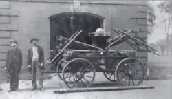 Yale No. 1, hand fire engine, c. 1871