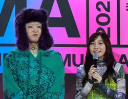 Yoasobi in November 2024 L-R: Ayase, Ikura