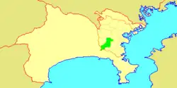 Location of Totsuka in Kanagawa