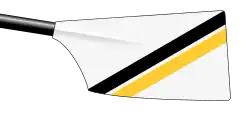 Image showing the rowing club's blade colours
