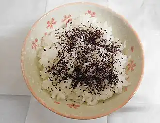 Yukari (shiso salt) on rice