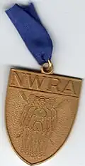 1975 National Women's Rowing Association (NWRA) National's Gold Medal for the Junior 8, ZLAC Rowing Club
