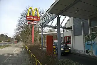 The first McDrive in Huis ter Heide
