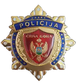 Badge of the Montenegro Police