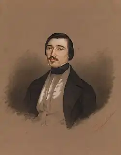 Undated and untitled portrait, pastel, private collection[13]