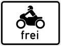 Motorcycles and Mopeds Permitted