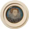 Miniature of Elizabeth I, c. 1586–87, Nationalmuseum, Stockholm.