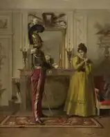 Departure for the Review, c. 1876, Clark Art Institute