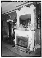 North parlor fireplace