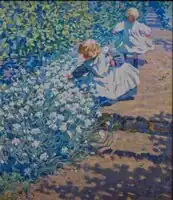 Picking Flowers, c. 1912, oil on canvas, 94 x 78.8&nbsp;cm