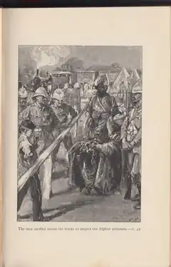 The men strolled across the tracks to inspect the Afghan prisoners.