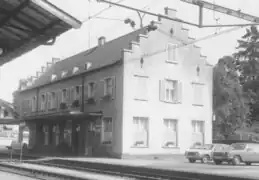 Station building in 1978